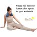 Zhu-Zhu Lavender Body Wrap - Microwavable Wheat Bag - Denim Daisy Chain - Microwave Heat Pack - Natural Pain Relief Heat Therapy Pad Multicolor - Buy Online on GoSupps.com