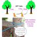 ZENGSUSU Dog Tie Out Cable 50ft for Two Dogs Dog Runner Cable with Two 4ft Bungee Bindings Dog Lead Line Holds up to 300 lbs for Yard and Park 50ft for two dogs-10mm - Buy Online on GoSupps.com