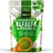 Organic Alfalfa Powder 500g Support Energy and Stress Vegan Keto Green Superfood Supergreen Raw Natural Alfalfa Powder Juice Shots PROELITE