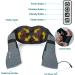 Shiatsu Back Shoulder and Neck Massager with Heat - Deep Tissue Kneading Pillow Massage - Electric Full Body Massager - Black Gray - Buy Online on GoSupps.com