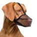 Ilepark muzzle for dogs with a rounded mesh breathable muzzle for small medium -sized and large dogs prevents eating biting and chewing (XL black) XL black