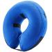 BENCMATE Protective Inflatable Collar for Dogs and Cats - Soft Pet Dog Cone Recovery Collar Does Not Block Vision E-Collar(Medium Blue) Neck:8"-12" Medium Blue