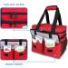 Double Layer Medicine Organizer Storage Bag | Pill Bottle & First Aid Bag | Medical Supplies & Equipment Organizer in Red - Buy Online on GoSupps.com