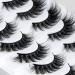 Buy 7 Pairs of 6D False Eyelashes - Reusable Natural Artificial Eyelashes Set (G886) - International Shipping Available - Buy Online on GoSupps.com