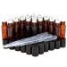 24, Amber, 10 ml Glass Roll On Bottles with 3-3 ml Dropper's