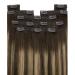 Youngsee 40cm Clip-in Extensions | Real Hair Ombre Dark Brown Balayage Caramel Blonde | 120g Remy Hair - Short Clip-in Extensions (7PCs) - Buy Online on GoSupps.com