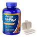 Osteo Bi Flex Triple Strength 200 Tablets with a Travel Pill Organizer 8 Compartments Portable Pill Case Color Khaki