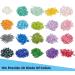 AB Diamond Painting Beads 5D Accessories - 20 Colors Round Drills & Rhinestones for Craft - 2.8MM/20000PCS - Buy Online on GoSupps.com