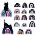 Tongfeng soothing sticker |16 pieces of atmospheric fidget structure strips breathing stickers soothing stripes tactile stickers with rainbow cat pattern