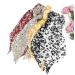 Vintage Floral 2-in-1 Chiffon Hair Scrunchies Scarves - 5pcs Set for Women and Girls - Buy Online on GoSupps.com
