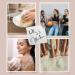 Bot 32x UV Gel Nail Foils - Self-Adhesive All-in-One Dermatologically Tested for Beautiful Nails | No Under or Upper Needed - Rose T - Buy Online on GoSupps.com