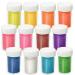Aslanka 12 10g (120g) colors glitter powder set glitter powder glitter colored glitter powder for tinkering for decoration cards nail art body face (12 * 10g) color 1