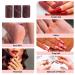 Melodysusia 300Stk Grinding Sleeve Nail Cutter Attachment - 180 Grit Cap & Mandrel for Manicure Pedicure Nail Art & Care (Red) - Buy Online on GoSupps.com