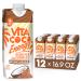 Vita Coco Boosted Coconut Water with MCT Oil Coconut Chocolate I Tea Based Caffeine I Coffee Drink Alternative for Natural Energy I Vitamin B I 16.9oz Pack of 12, 202.8 Fl Oz