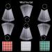 300 Pcs Nail Swatch Sticks with Number Stickers - Clear Square Nail Polish Sample Swatches with Ring - Ideal for Color Display - Buy Online on GoSupps.com