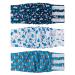 Cuteebone male washable dog diapers belly bands 3 pieces reusable dog belly band for male high-suction dog wraps with flexible Velcro fastener Cow & Lion & Dog XL (53.5-68.5cm)