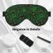 Shop Green Bright Web Spiders Sleep Mask - Adjustable Double-Sided Soft Eye Covers for Perfect Shading & Reduced Eye Edema - International Shipping Available - Buy Online on GoSupps.com