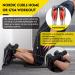 Nordic Hamstring Curl Strap - 420 lb Capacity for Hamstring Curls, Sit-ups, Spanish Squats, Ab Workouts - Easy 5 Second Setup - Home Fitness Equipment in Yellow - Buy Online on GoSupps.com
