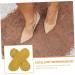Beaupretty 4 Pairs Women's High Heel Cushion Pads - Comfortable Sole & Heel Grips for Perfect Fit - Yellow Liner Filler for Shoes 10.10x3.60x0.30CM - Buy Online on GoSupps.com