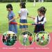 Cooperative Stretchy Band Elastic 78.74in Colorful Portable of War Rope Tear Resistant Fleece Exercise Bands for Group Games Fits 3 People Stretchy Band 300cm - Buy Online on GoSupps.com