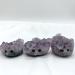 Crystal Rough Specimen Healed Natural Amethyst Crystal Cluster Hedgehog Ornaments Hand Carved Crystal Stones Purification Gifts Stones As a Gift 1pc