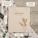 Unisex Baby Memory Book | Minimalist First Year Keepsake | Baby Milestones Scrapbook | Gender-Neutral Journal | Peachly - Buy Online on GoSupps.com