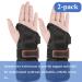 Wrist Brace for Carpal Tunnel - 2 Pack Adjustable Support Compression Hand Brace for Pain Relief - Small Left Hand - Night Splint for Men & Women - Buy Online on GoSupps.com