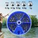 Aivoro Fishing Lime - 100 Lead Blast Weights with Storage Box | Removable Lead Weights in 5 Sizes (0.3g/0.6g/1g) - International Shipping Available - Buy Online on GoSupps.com