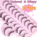 Natural Cat Eye Wispy Lashes - 10 Pairs 12MM Faux Mink Strip Eyelashes by Zegaine A - Fluffy Short Extensions for a Natural Look - Buy Online on GoSupps.com