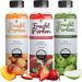 Onha Bubble Tea Pearl Set - 3 Skin Pack Bubble Tea Set With Popping Boba fruit beads - 270g each ready for serving - 100% vegan and gluten -free - strawberry peach apple strawberry peach apple
