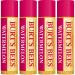 Burt's Bees Watermelon Lip Balm 4-Pack - 100% Natural Origin Moisturizing Formula - Buy Online on GoSupps.com