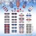 Patriotic Nail Wraps: 4th of July American Flag Independence Day Nail Art Stickers - 8 Sheets - Buy Online on GoSupps.com