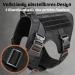 Rabbitgoo No Pull Dog Harness for Medium & Large Dogs - Tactical Adjustable Vest with Metal Buckle & Handle - Breathable Military Safety Gear - XL Black - Buy Online on GoSupps.com