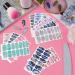 1 Sheet Fashion Waterproof Women Self-Adhesive Marble Printed Nail Art Decals Nail Stickers Tips Manicure Kit(1) - Buy Online on GoSupps.com