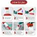 Pet Hair Removal Tool | Double-Sided Lint Brush for Clothes Couches & Furniture | Self-Cleaning Red Dog Hair Remover | Better Than Lint Rollers - Buy Online on GoSupps.com