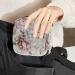 Peony Flower Menstrual Cup & Pad Storage Bag - White Pink, Portable Period Kit Pouch - Color 15 - Buy Online on GoSupps.com