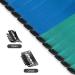 Buy 12 PCs Blue-Green Synthetic Hair Extensions - Colorful Clip-In Party Highlights for Women | 55cm Smooth & Easy to Use - Buy Online on GoSupps.com