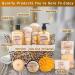 Luxury Spa Basket for Women - Honey & Almond 13-Piece Bath Set with Wash, Bubble Bath, Lotion, Salts, Scrub, Spray, Puff, Bath Bombs, Soap, and Towel - Buy Online on GoSupps.com
