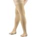 Truform 20-30 mmHg Thigh High Compression Stockings for Men & Women - Open Toe Beige Small (Pack of 2) International Shipping Available - Buy Online on GoSupps.com