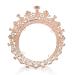 SWEETV Crystal Queen Crown for Women - Full Round Birthday Tiara Cake Topper for Pageant, Prom, and Wedding - Rose Gold - Buy Online on GoSupps.com