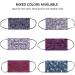 NU R Disposable Face Mask 3Ply Mask with Filter Layer and Elastic Earloop Retail 50pcs/box PAISLEY 50PCS - Buy Online on GoSupps.com