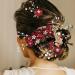 NUOBESTY 2 Set Wedding Hair Clips Combs Bridal Wedding Hair Pins Bridal Wedding Hair Side Combs Twist Spiral Pearl Hair Pins Clips for Women for Brides Women - Buy Online on GoSupps.com