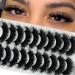 Mink Lashes 20mm Big Long Full Strip Lashes Soft False Lashes Mink Fluffy Dramatic 3D Thick Volume False Eyelashes 10 Pairs Pack Full Strip Lashes 10-20mm