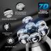 5-in-1 Electric Shaver for Men - Professional Bald Head Shaver with 7 Rotating Heads Waterproof & Wireless Rechargeable Care Kit - Buy Online on GoSupps.com