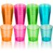 DecorRack 2 Oz Neon Shot Glasses - 24 Pack of Disposable Mini Party Cups - Buy Online on GoSupps.com