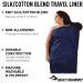 Sea to Summit Silk/Cotton Long Travel Liner - Navy Blue - Buy Online on GoSupps.com
