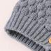 Puseky Baby Knit Sweater Hooded Ears Cardigan Coat 6-12 Months Grey - Buy Online on GoSupps.com