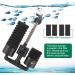 AQQA 3/5W Aquarium Sponge Filter - Quiet Double Foam Filter for 55-210L | Efficient Biological & Mechanical Filtration - Buy Online on GoSupps.com