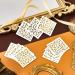 Gold Cheetah Temporary Tattoo - 144 Sheet Leopard Print Stickers for Halloween Party Decoration - Buy Online on GoSupps.com
