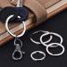 KINGFOREST 100PCS Flat Key Rings 1 Inch  Metal Keychain Rings Split Keyrings Flat Ring for Home Car Office Keys Attachment 100PCS Flat Rings 1 inch - Buy Online on GoSupps.com